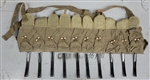 1- Chinese SKS Chest Rig and 10 SKS stripper clips SET.