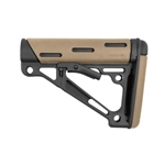 AR-16/M-16 OverMolded  Collapsible Butt Stock-FDE