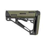 AR-16/M-16 OverMolded  Collapsible Butt Stock-OD Green