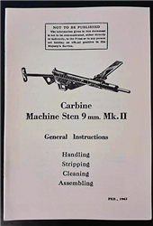 General instructions manual for Sten SMG.