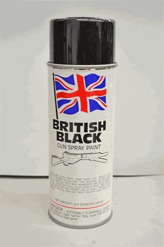 A SEMI GLOSS BLACK SPRAY PAINT FINISH FOR TOUCH-UP OR A COMPLETE REFINISH  OF YOUR