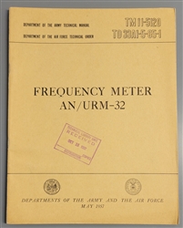 Army Technical Manual(Frequency Meter)