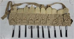 1- Chinese SKS Chest Rig and 10 SKS stripper clips SET.